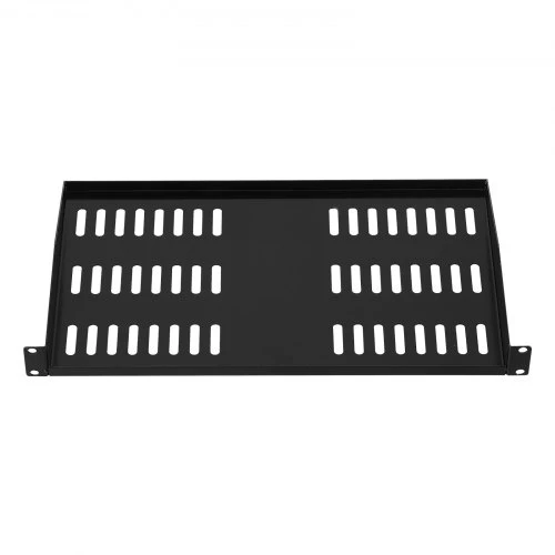 Koduva VEVOR 1U serverio stelažo lentyna, 4 vnt., 22,68 kg keliamoji galia, ventiliuojama, 254 mm gylio
