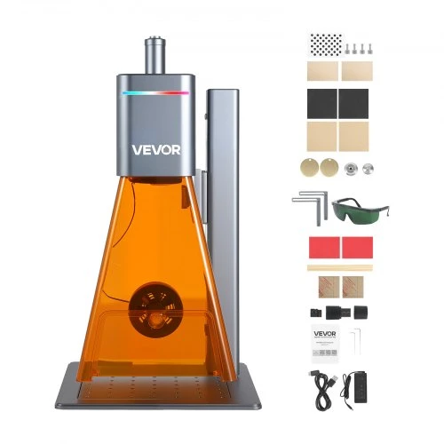 VEVOR 2-in-1 dvigubo lazerio graviravimo įrenginys, 20 W mėlynas ir 2 W IR, 160 x 140 mm, Nano Duo
