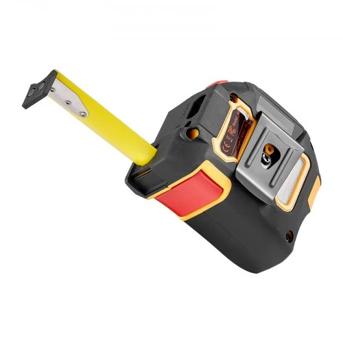 VEVOR 2-in-1 lazerinis ruletės matuoklis, įkraunamas 41 m, 4,8 m juosta, magnetinis