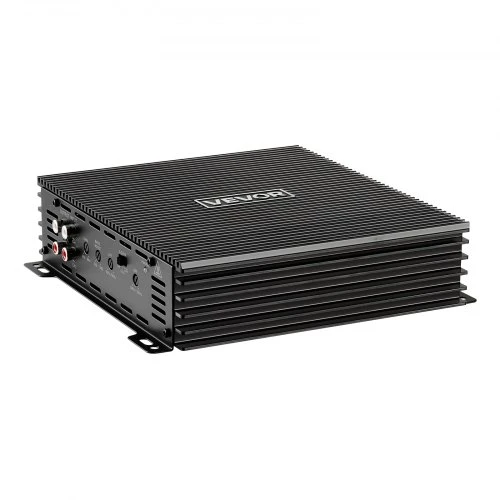 VEVOR 2 kanalų tiltuojamas automobilių garso stiprintuvas Class AB, 2 x 300 W / 2 x 600 W, Titanium Gray