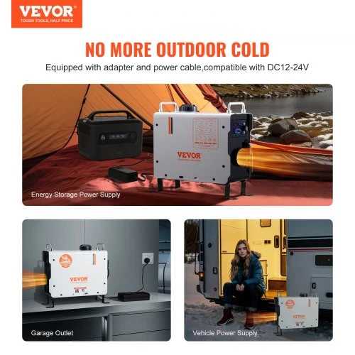 VEVOR 2 kW dyzelinis šildytuvas, 12V/24V, ZM2003