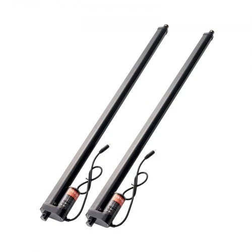 VEVOR 2 vnt. 12V linijinių pavarų rinkinys, 760 mm, 9 mm/s, 1000 N, IP54