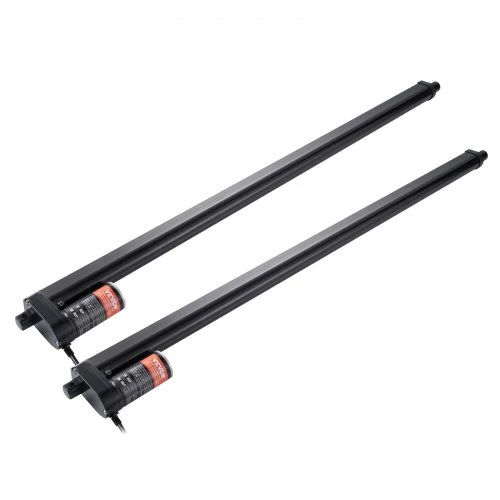 VEVOR 2 vnt. 12V linijinių pavarų rinkinys, 760 mm, 9 mm/s, 1000 N, IP54