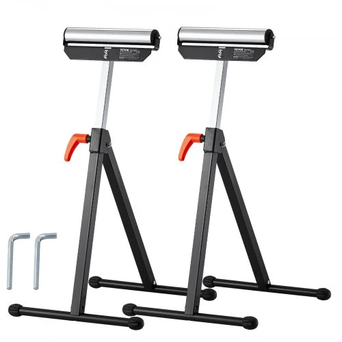 VEVOR 2 vnt. ritininiai stovai, 61 kg keliamoji galia, reguliuojamas 26,8–42,5 col. aukštis