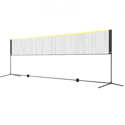 VEVOR 20 ft badmintono tinklo rinkinys, lauko, nešiojamas, tinkamas tinkliniui, piklbolui ir tenisui