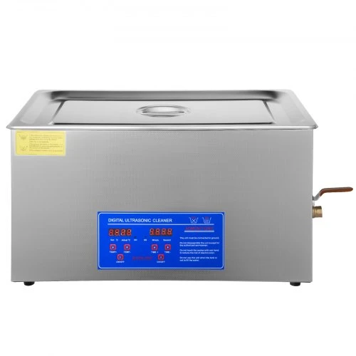 VEVOR 22 l ultragarsinis valiklis, nerūdijantis plienas, 480 W, 500 x 300 x 150 mm