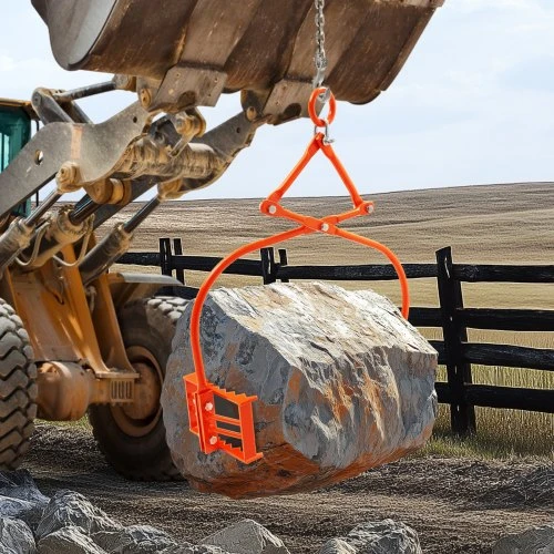 VEVOR 24 colių akmens kėlimo žnyplės, 2 nagų žnyplės, 1100 lbs keliamoji galia