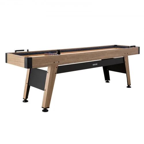 VEVOR 2,7 m shuffleboard stalas su 8 rituliais, vašku ir šepetėliu