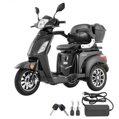 VEVOR 3 ratų mobilumo scooteris senjorams ir suaugusiems, 500 lbs, 35 km, 3 greičiai, 1000 W, VISTA-1