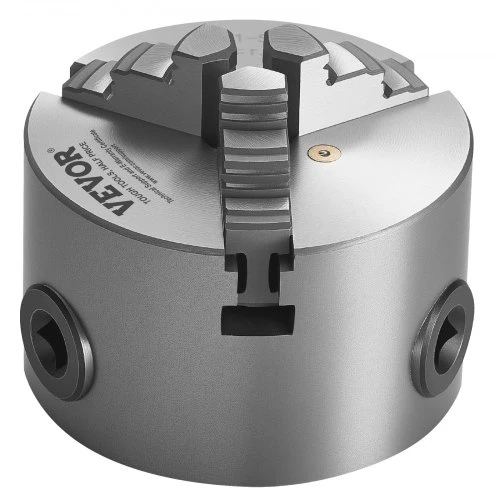 VEVOR 3 žandų tekinimo griebtuvas, 80 mm, savaime centruojantis, 2-63 mm, su T-raktu
