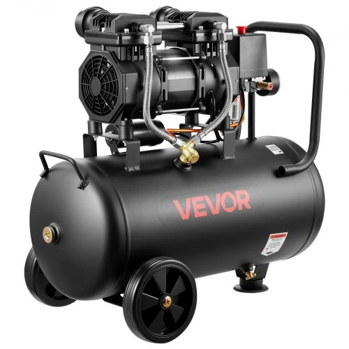 Koduva VEVOR 30 l oro kompresorius, 1,5 kW, be alyvos, 126 l/min, 8 bar, MZB-1500H-30