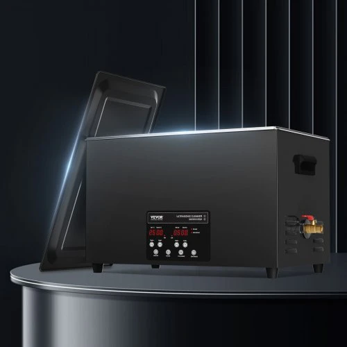 VEVOR 30 l ultragarsinis valytuvas, 600 W, 40 kHz, su laikmačiu ir šildytuvu