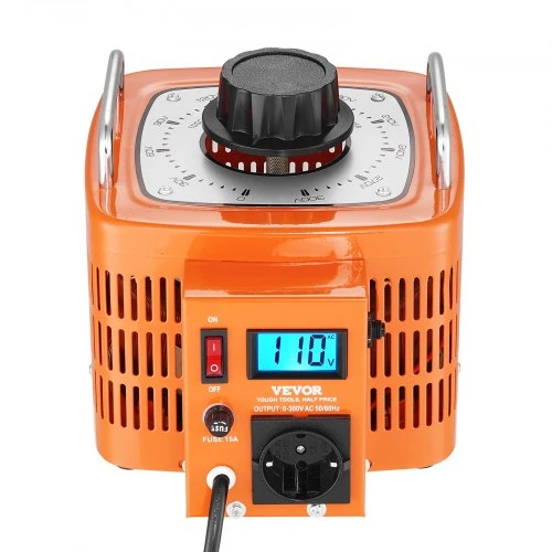 Koduva VEVOR 3000VA automatinis kintamos įtampos transformatorius, 10 A, 230 V įvestis, 0–300 V išvestis