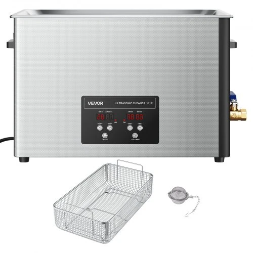 VEVOR 30L ultragarsinis valiklis, TH-100ATP, nerūdijančio plieno, 480 W