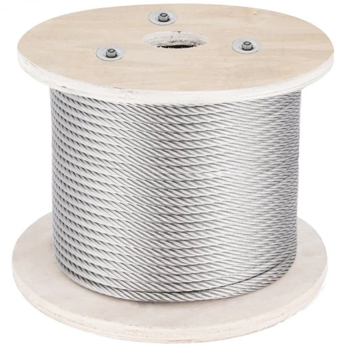 VEVOR 316 nerūdijančio plieno wire rope, 152 m, 4 mm