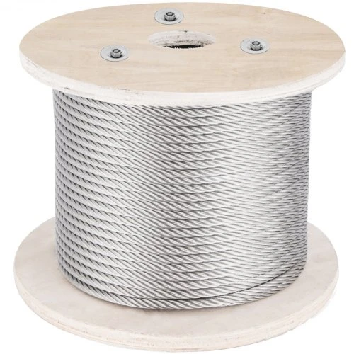 VEVOR 316 nerūdijančio plieno wire rope, 152 m, 4 mm