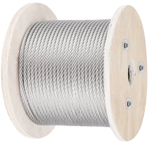 VEVOR 316 nerūdijančio plieno wire rope, 152 m, 4 mm