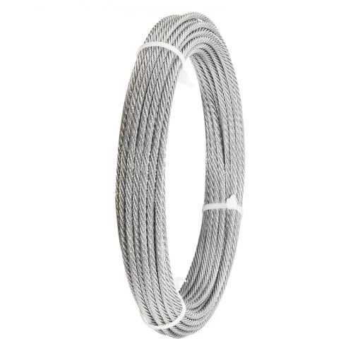 VEVOR 3,2 mm vielinio lyno rinkinys, 12,2 m, 316 nerūdijantis plienas