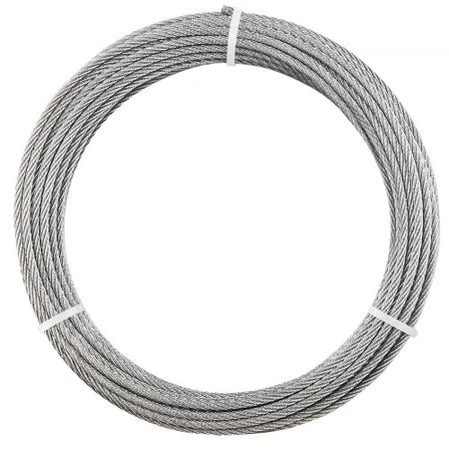 VEVOR 3,2 mm vielinio lyno rinkinys, 12,2 m, 316 nerūdijantis plienas