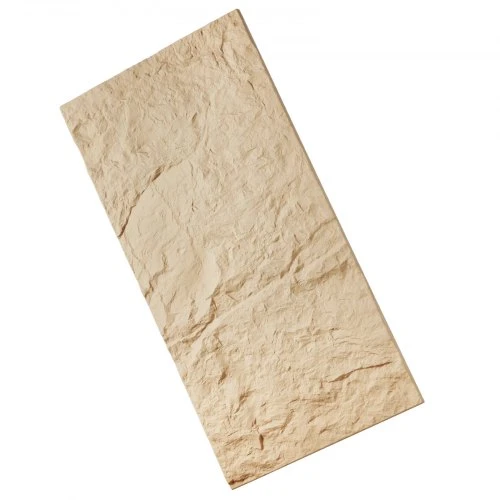 Koduva VEVOR 3D sienų panelės, 4 vnt., 48 x 24 in, PU, natūralaus akmens imitacija, Stone Geltona