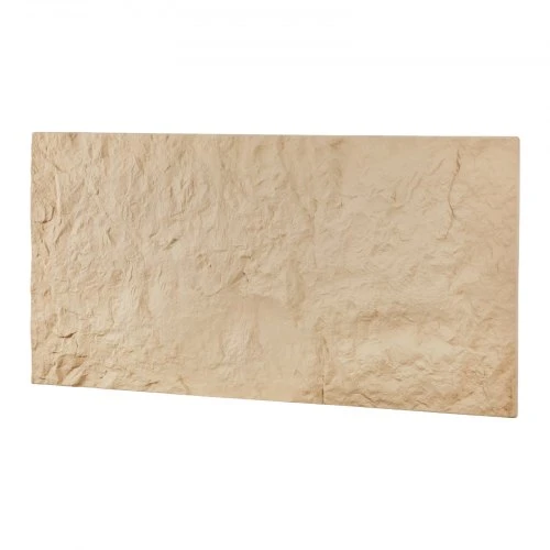 Koduva VEVOR 3D sienų panelės, 4 vnt., 48 x 24 in, PU, natūralaus akmens imitacija, Stone Geltona