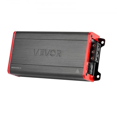 VEVOR 4 kanalų tiltelinis automobilinis garso stiprintuvas, Class D, iki 4 x 272 W prie 4 Ω / 4 x 400 W prie 2 Ω