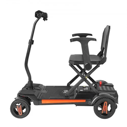 VEVOR 4 ratų elektrinis mobilumo skuteris su automatiniu sulankstymu, nuotoliniu valdymu, NFC raktais, 120 kg