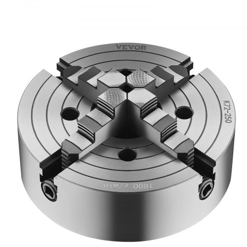VEVOR 4 žandų tekinimo griebtuvas, 10 in (250 mm), K72 250