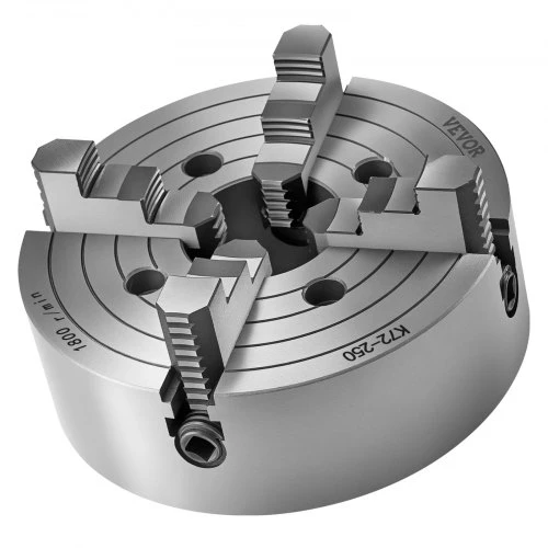 VEVOR 4 žandų tekinimo griebtuvas, 10 in (250 mm), K72 250
