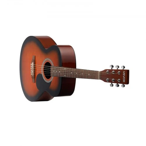 Koduva VEVOR 40 colių dreadnought akustinė gitara pradedantiesiems, sunburst, su gig bag