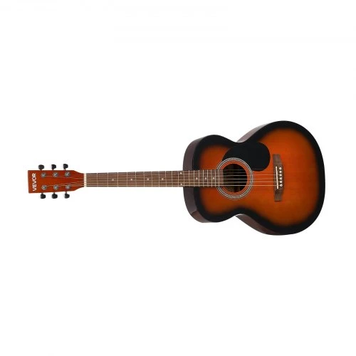 Koduva VEVOR 40 colių dreadnought akustinė gitara pradedantiesiems, sunburst, su gig bag