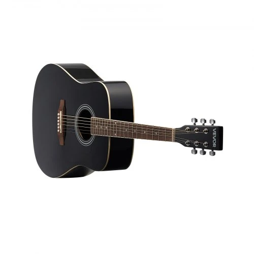 Koduva VEVOR 41 col. dreadnought akustinė gitara pradedančiųjų rinkinys, juoda
