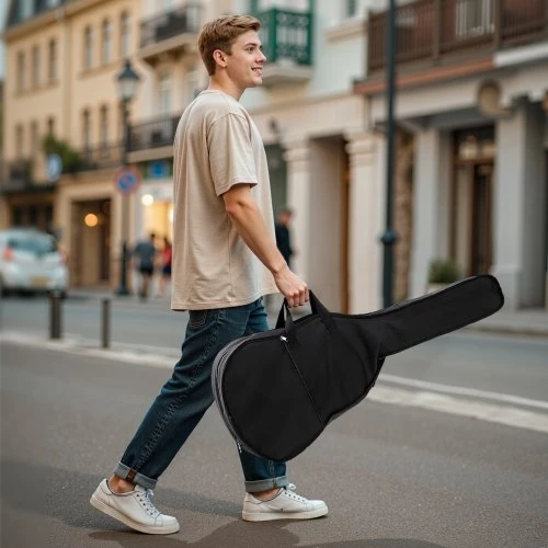 Koduva VEVOR 41 in akustinė „dreadnought“ gitara pradedančiųjų rinkinys, su dėklu, „Sunburst“