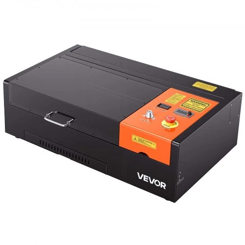 Koduva VEVOR 45W CO2 lazerinis graviravimo įrenginys, 300 x 200 mm, su rotacine ašimi ir oro pagalba
