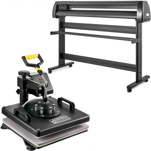 Koduva VEVOR 5-in-1 karšto spaudimo presas 38,1 x 38,1 cm ir vinilo pjaustyklė su 3 peiliais