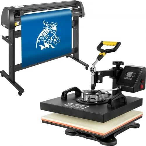 Koduva VEVOR 5-in-1 karšto spaudimo presas 38,1 x 38,1 cm ir vinilo pjaustyklė su 3 peiliais