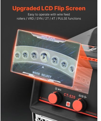 VEVOR 5-in-1 plazminio pjovimo suvirinimo aparatas CT-520, 50 A, 200 A, 220 V