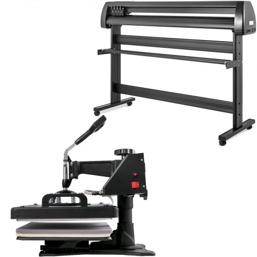 Koduva VEVOR 5 in 1 skaitmeninis karščio presas 15" x 12" ir 53" vinilo pjaustytuvas su SignMaster