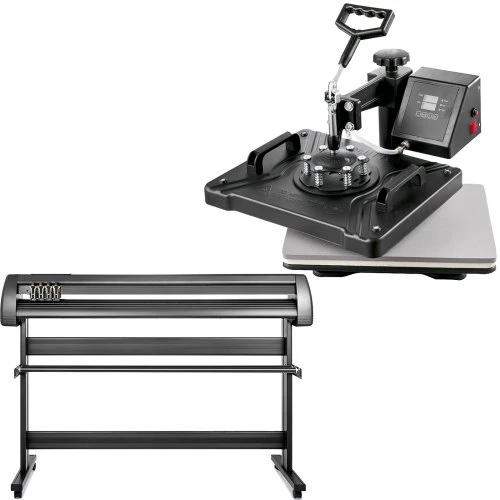 Koduva VEVOR 5 in 1 skaitmeninis karščio presas 15" x 12" ir 53" vinilo pjaustytuvas su SignMaster