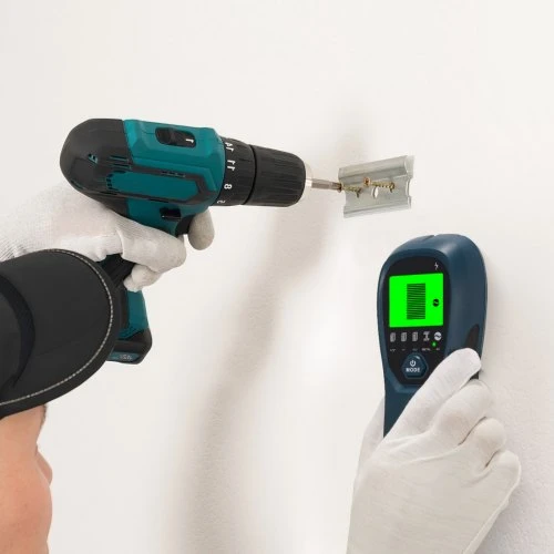 VEVOR 5 viename sienų skeneris smeigių ieškiklis, elektroninis, su LCD ekranu ir garso signalu, mėlynas