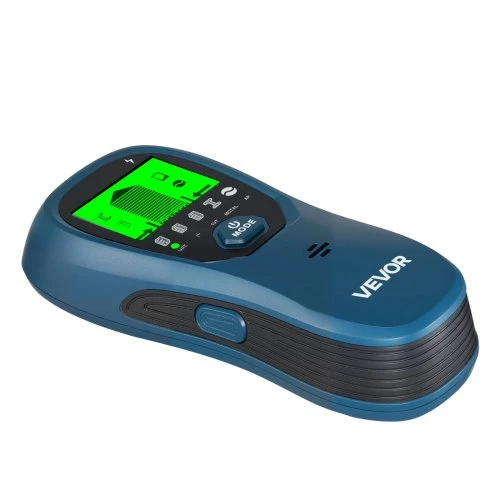 VEVOR 5 viename sienų skeneris smeigių ieškiklis, elektroninis, su LCD ekranu ir garso signalu, mėlynas