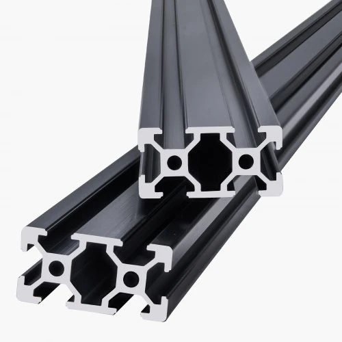 VEVOR 5 vnt. 2040 T formos aliuminio profilis, 1200 mm, juodas