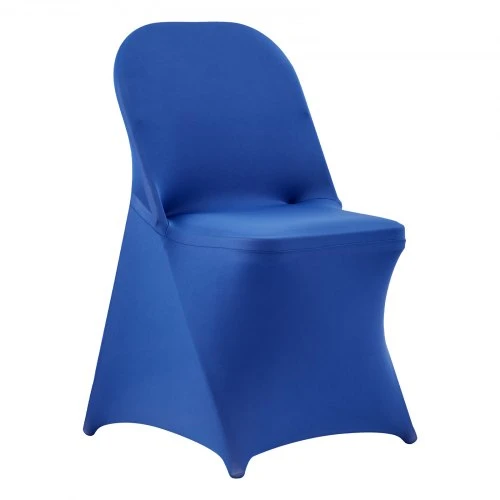 VEVOR 50 vnt. mėlyni kėdžių užvalkalai, tamprūs poliesterio ir spandekso, iki 17,72 x 18,11 x 30,31 col.