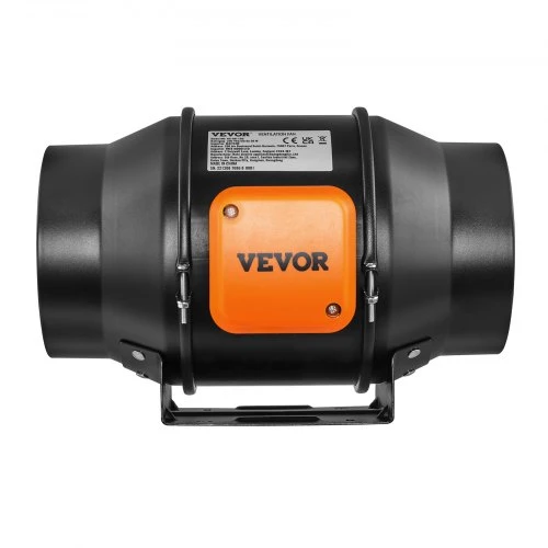 Koduva VEVOR 6 colių inline duct ventiliatorius 402 CFM su temperatūros ir drėgmės valdikliu