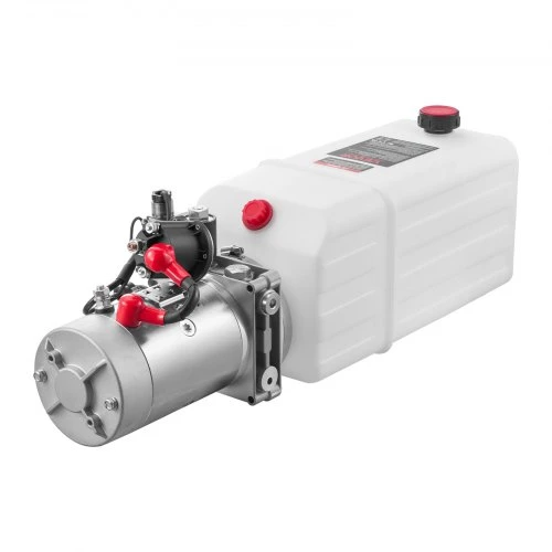 VEVOR 6 l hidraulinis galios blokas, vieno veikimo savivarčio priekabos siurblys, 22 MPa, DC 12 V