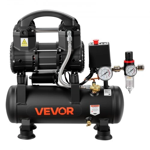 Koduva VEVOR 6 l oro kompresorius, 0,75 kW, be alyvos, MZB-750H-6
