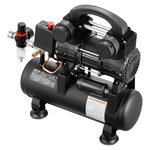 Koduva VEVOR 6 l oro kompresorius, 0,75 kW, be alyvos, MZB-750H-6