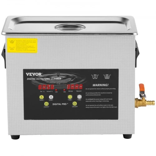 VEVOR 6 l ultragarsinis valiklis, MH-031HJ, 180 W, 40 kHz