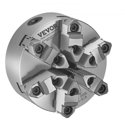 VEVOR 6 žandų tekinimo griebtuvas, 6 col. (160 mm), savaime centruojantis, D1-4