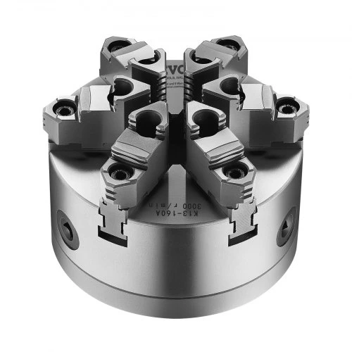 VEVOR 6 žandų tekinimo griebtuvas, 6 col. (160 mm), savaime centruojantis, D1-4